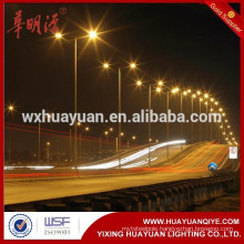 dual- arm lamp post Street Lighting Pole/ Galvanized Street Lighting Pole Price